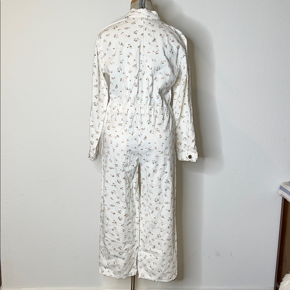 Billabong Just Work It Floral Crop Jumpsuit - Picture 3 of 5
